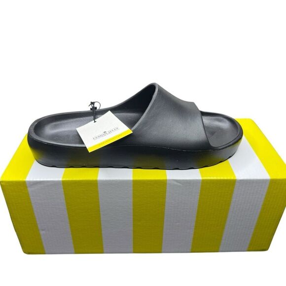New With Box Lemon Jelly Sandals Azalea Women's 6.5-7M EU37 Black Slide - Picture 1 of 11